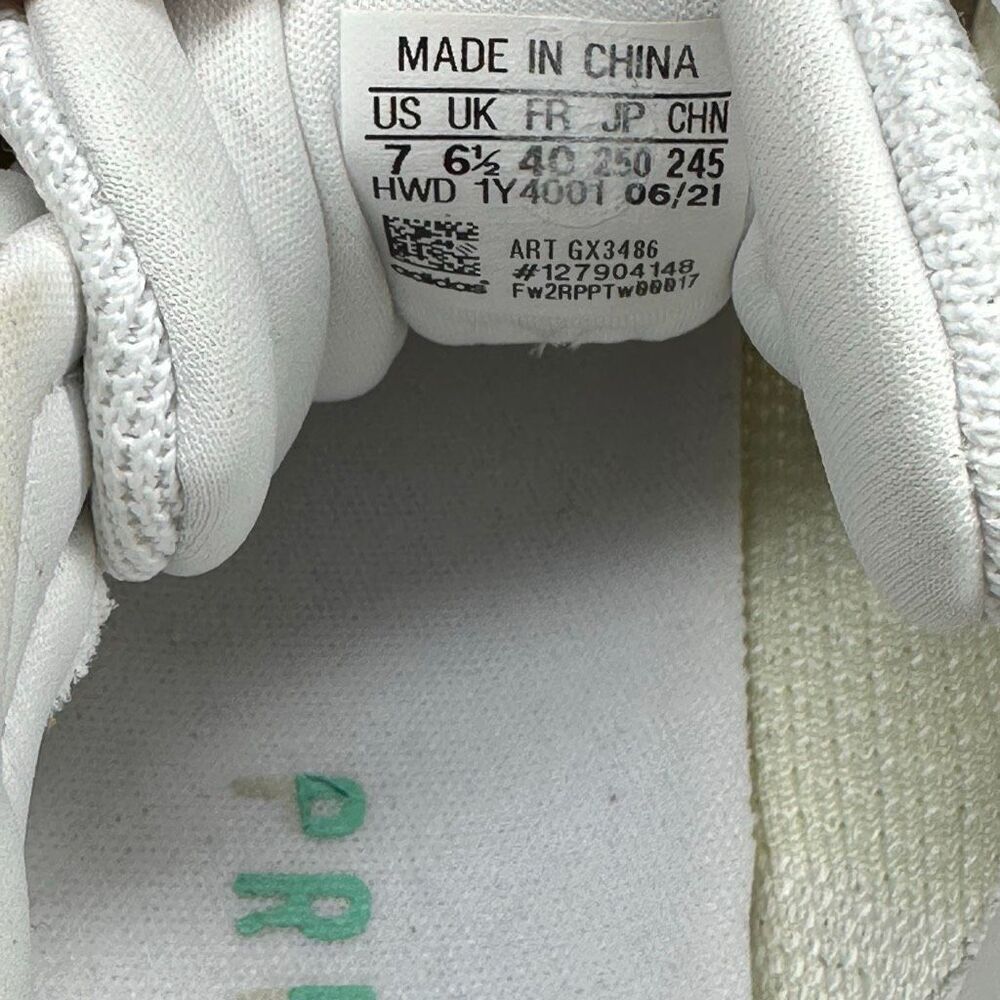 Adidas~Men’s~X9000L4 BOOST White Metallic/Green  Running  Sneakers~Size 7 - Picture 9 of 9